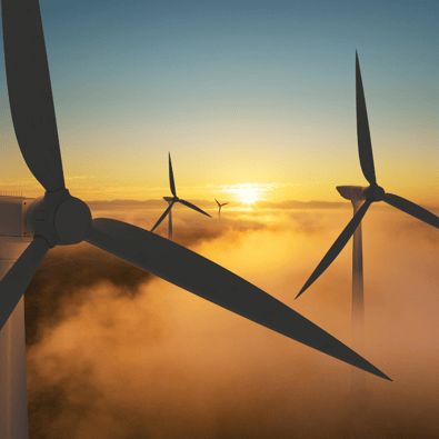 Wind turbines - renewable energy